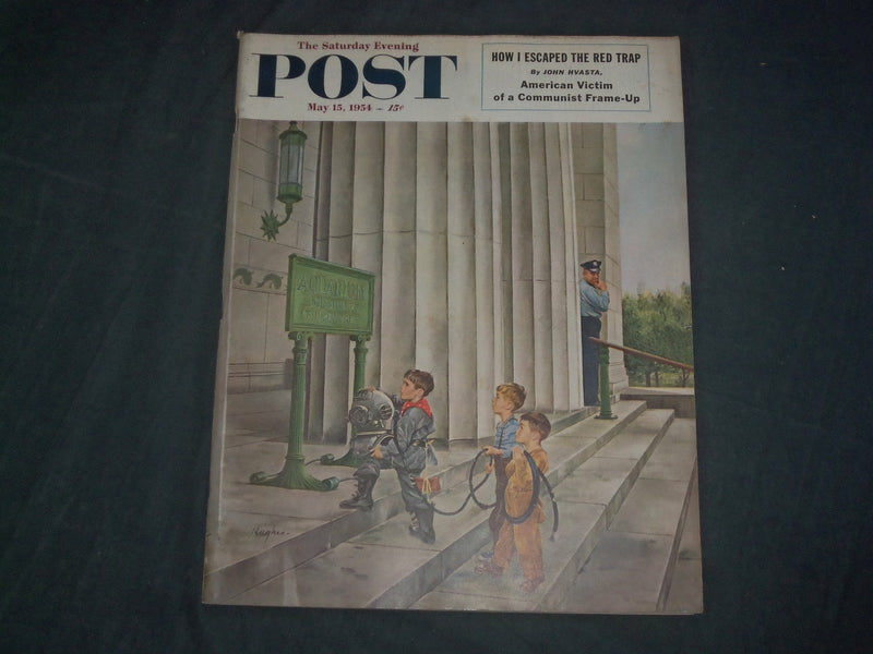 1954 MAY 15 THE SATURDAY EVENING POST MAGAZINE - ILLUSTRATED COVER - SP 2480F