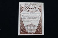 1926 BEHIND THE FRONT PROGRAM - THE GREATER RIVOLI THEATRE - K 1872