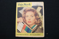 1957 SEPTEMBER 15 THIS WEEK MAGAZINE - SUZY PARKER COVER - E 25585