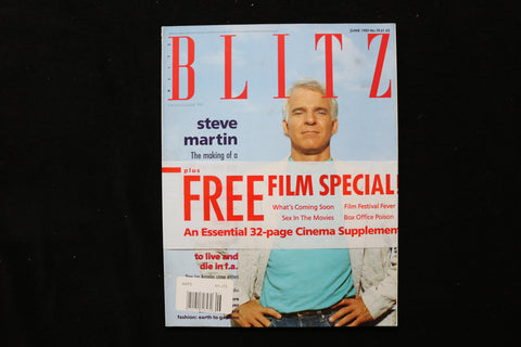 1989 JUNE BLITZ MAGAZINE - STEVE MARTIN COVER - E 24396