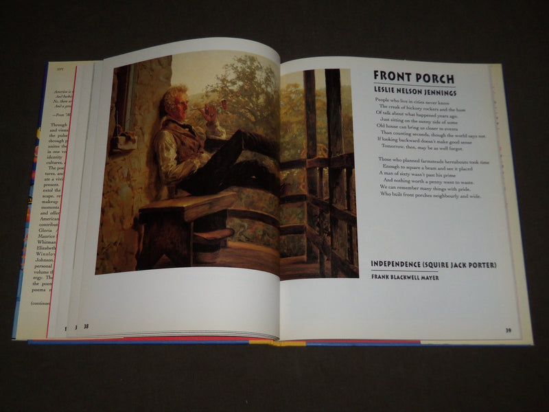 1994 CELEBRATE AMERICA IN POETRY AND ART BOOK SIGNED BY NORA PANZER - I 1694