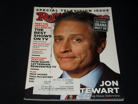 2011 SEPTEMBER 29 ROLLING STONE MAGAZINE - JOHN STEWART FRONT COVER - E 1744