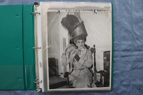 1950'S THEATRE ORIGINAL NEWS PHOTOS - 28 PAGES - EVA GABOR - DANNY KAYE - #91