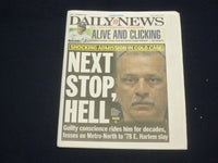 2020 OCTOBER 9 NEW YORK DAILY NEWS NEWSPAPER - LEANDRO TEISSONNIER CONFESSES