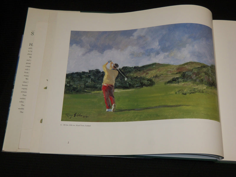 1992 THE SPIRIT OF GOLF HARDCOVER BOOK BY ELLIS WRIGHT - GREAT PHOTOS - R 711M