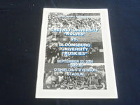 2001 SEP 22 FOOTBALL PROGRAM - CHEYNEY UNIVERSITY VS. BLOOMBURG UNIV - ST 6583O