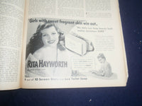 1942 AUGUST REDBOOK MAGAZINE - UNITED WE STAND - AMERICAN FLAG - SP 4796X