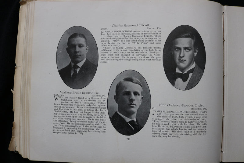 1908 THE MELANGE LAFAYETTE COLLEGE YEARBOOK - EASTON, PENNSYLVANIA - YB 3498
