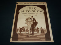 1929 JANUARY 6 NEW YORK TIMES ROTO PICTURE SECTION - AUTO SHOW - NT 9393