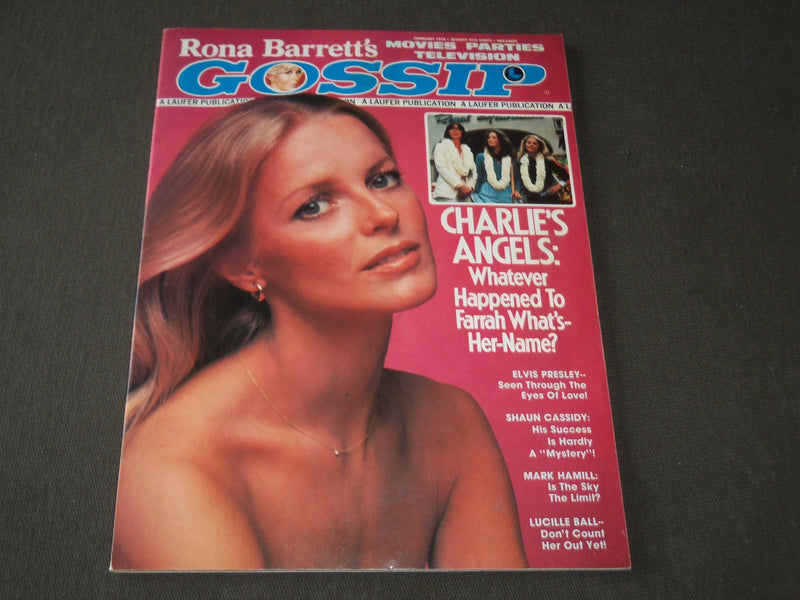1978 FEBRUARY RONA BARRETT'S GOSSIP MAGAZINE - CHERYL LADD COVER - CW 982