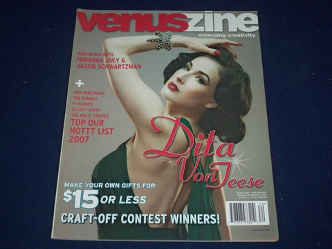 2007 WINTER VENUSZINE EMERGING CREATIVITY MAGAZINE - DITA VON TEESE - II 9270