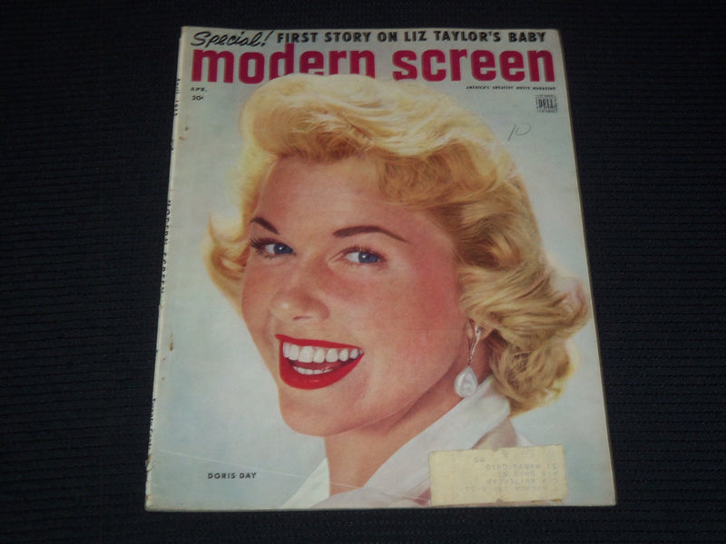 1953 APRIL MODERN SCREEN MAGAZINE - DORIS DAY COVER - E 12280