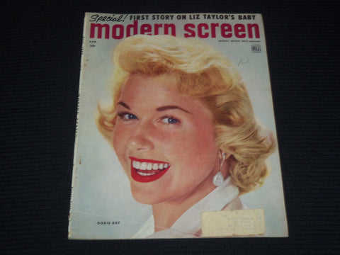 1953 APRIL MODERN SCREEN MAGAZINE - DORIS DAY COVER - E 12280