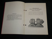 1940'S WESTINGHOUSE MOTOR GENERATOR EQUIPMENTS CATALOG BOOK #5164 - J 6665