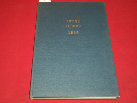 1959 RWDSU RECORD NEWSPAPER BOUND VOLUME NO. 6 - RETAIL - WHOLESALE - R 15G