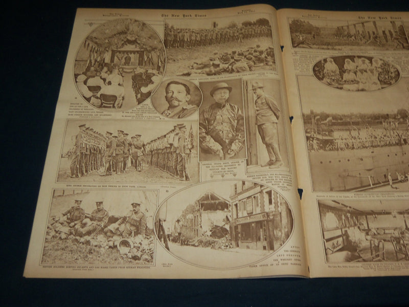1917 JULY 22 NEW YORK TIMES ROTO PICTURE SECTION - FRANCIS OUIMET - NT 8988