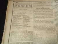 1850 DECEMBER 7 BOSTON MUSEUM NEWSPAPER - FORGED WILL - HELEN - BIRD - NP 9040