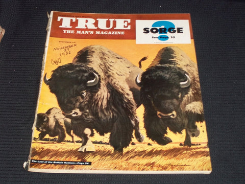 1951 DECEMBER TRUE MAGAZINE VERY NICE MAN'S COVER & ISSUE - E 3690