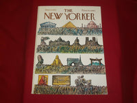 1972 JUNE 24 NEW YORKER MAGAZINE FRONT COVER ONLY - GREAT ART FOR FRAMING
