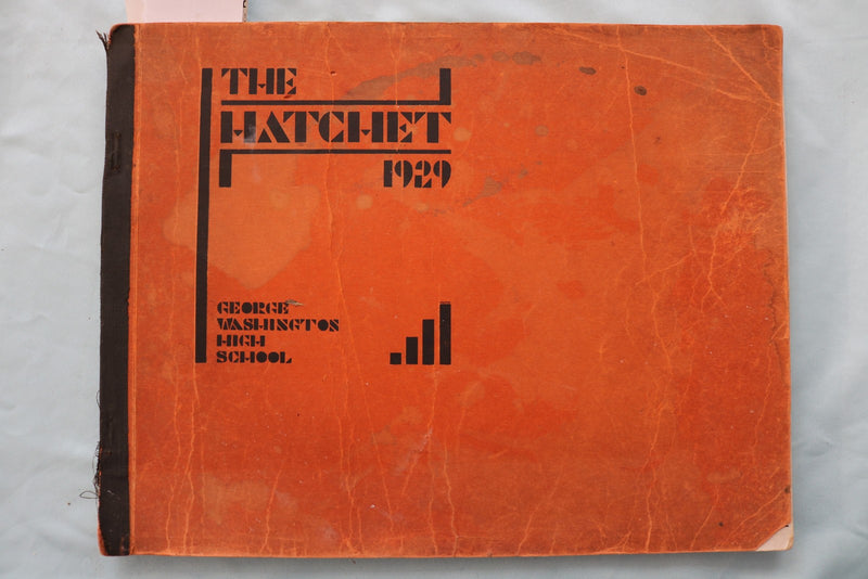 1929 THE HATCHET GEORGE WASHINGTON HIGH SCHOOL YEARBOOK - NEW YORK, NY - YB 3593