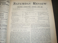1905 SATURDAY REVIEW 2 BOUND VOLUMES - COMPLETE YR- PUBLISHED IN LONDON - R 1096