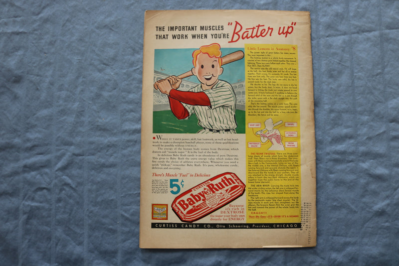 1938 OCTOBER THE OPEN ROAD FOR BOYS MAGAZINE - SIX-MAN FOOTBALL - ST 5510K
