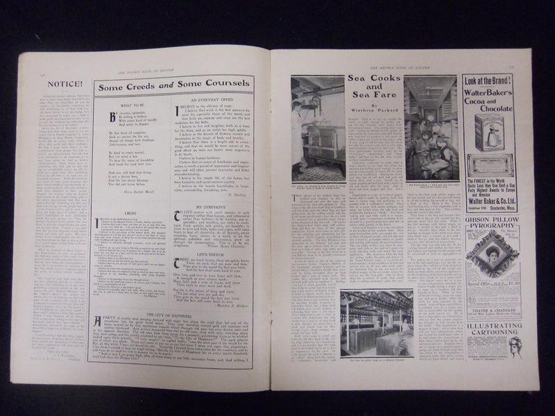 1904 MARCH THE BROWN BOOK OF BOSTON MAGAZINE - ILLUS COVER & STORIES - ST 3256