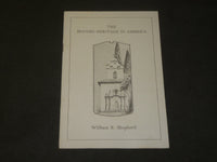 1920'S THE SPANISH HERITAGE IN AMERICA BOOK BY WILLIAM R. SHEPHERD - J 3547