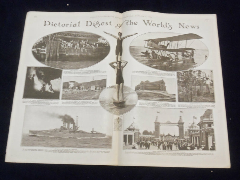 1913 OCTOBER 2 LESLIE'S WEEKLY MAGAZINE - PANAMA CANAL - ST 6096
