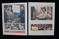 1940'S-1950'S LINDA DARNELL MAGAZINE ADVERTISEMENTS - LOT OF 33 - O 3795