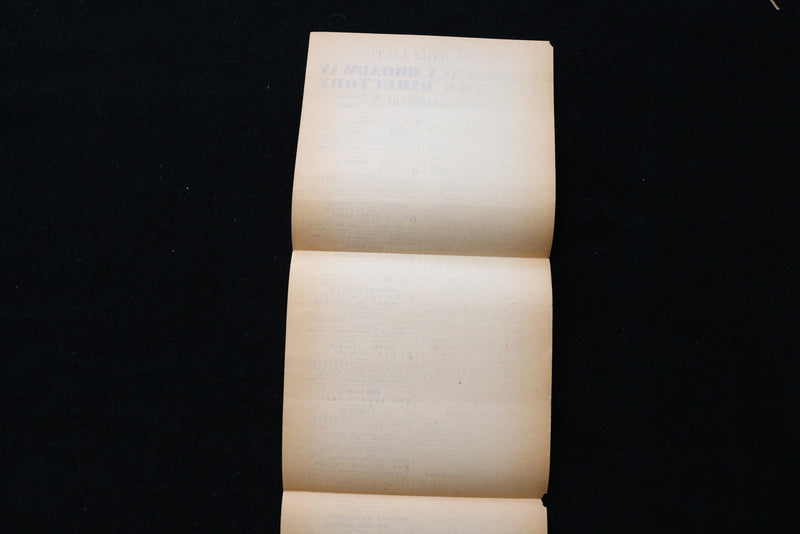 1960'S EMERGENCY BROADWAY THEATRE DIRECTORY - ZERO MOSTEL - UTA HAGEN - K 1904