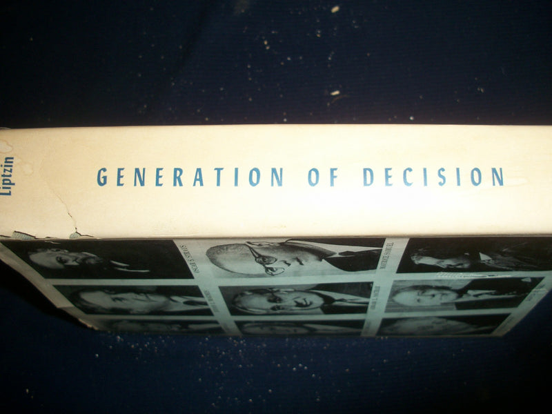 1958 GENERATION OF DECISION JEWISH REJUVENATION BY SOL LIPTZIN SIGNED - KD 585