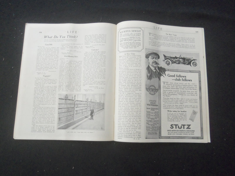 1914 MAY 21 LIFE MAGAZINE - BOOK NUMBER - 
