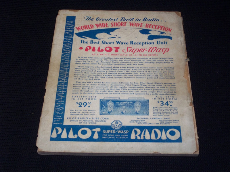 1930 DECEMBER 1931 JANUARY SHORT WAVE CRAFT MAGAZINE NICE COVER - E 108