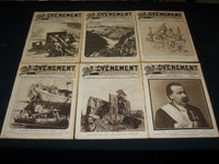 1915-1918 L'EVENEMENT ILLUSTRE WWI FRENCH MAGAZINE LOT OF 38 ISSUES - O 2753