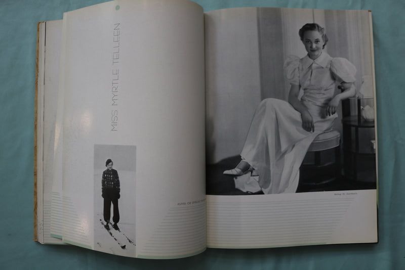 1937 OLD GOLD IOWA STATE TEACHERS COLLEGE YEARBOOK - CEDAR FALL, IOWA - YB 3577