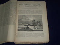 1875 JAN 2- MAR 27 APPLETONS' JOURNAL MAGAZINE BOUND VOL. - 13 ISSUES - KD 2302