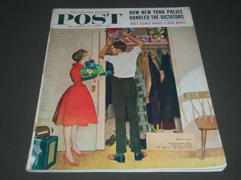 1960 DECEMBER 10 THE SATURDAY EVENING POST MAGAZINE - ILLUSTRATED COVER- SP 2325