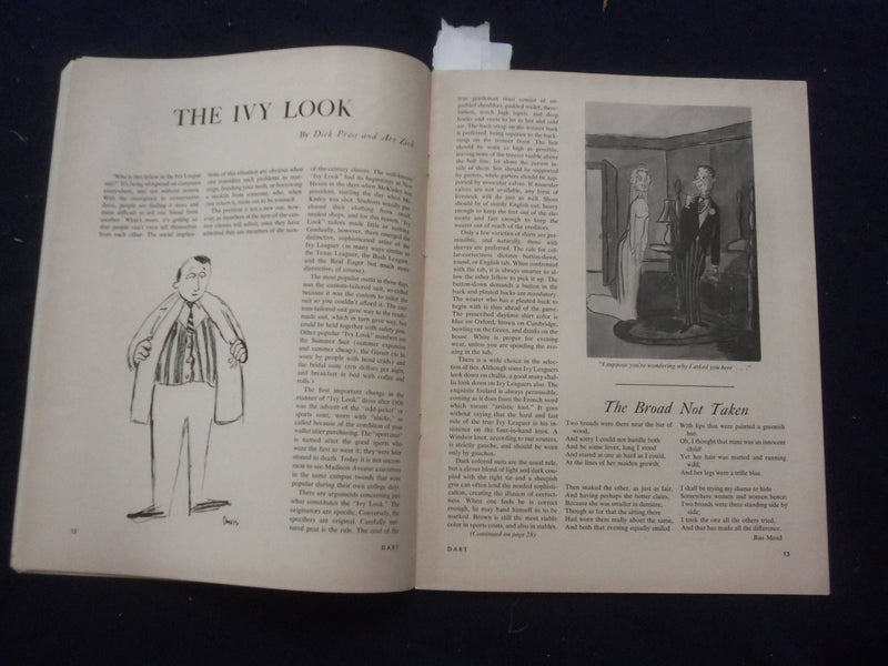1956 DART MAGAZINE - DARTMOUTH COLLEGE - THANKSGIVING ISSUE - J 9782