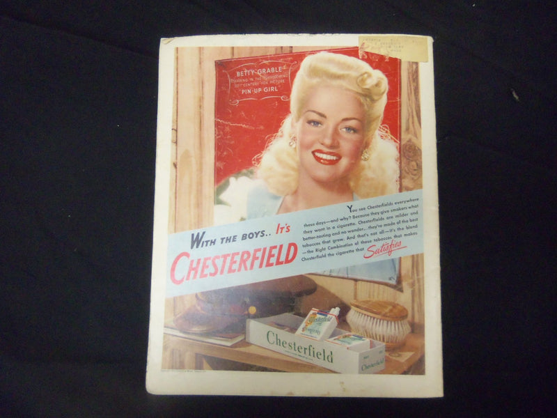 1944 JANUARY 11 LOOK MAGAZINE - GREAT PHOTOS & ADS - ST 1978