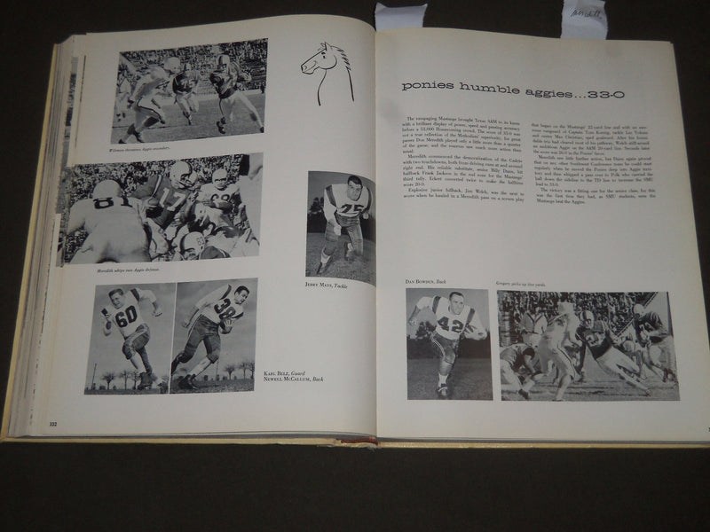 1959 THE ROTUNDA SOUTHERN METHODIST UNIVERSITY YEARBOOK - DON MEREDITH - YB 1152