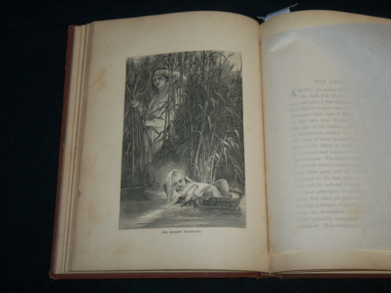 1870 OLD TESTAMENT SHADOWS HARDCOVER BOOK BY LYMAN ABBOTT - KD 6683