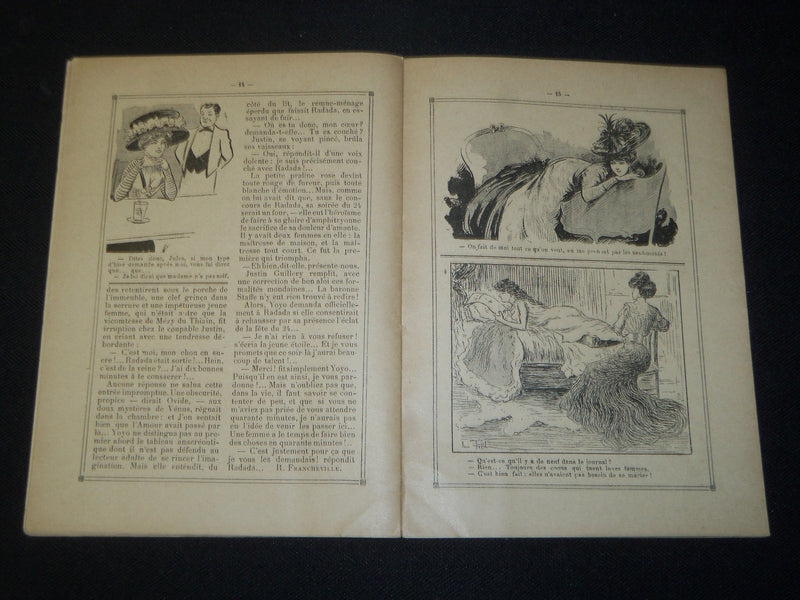 1911 ALMANACH DE LA GAUDRIOLE BOOK - FRENCH - NICE ILLUSTRATIONS - J 5476