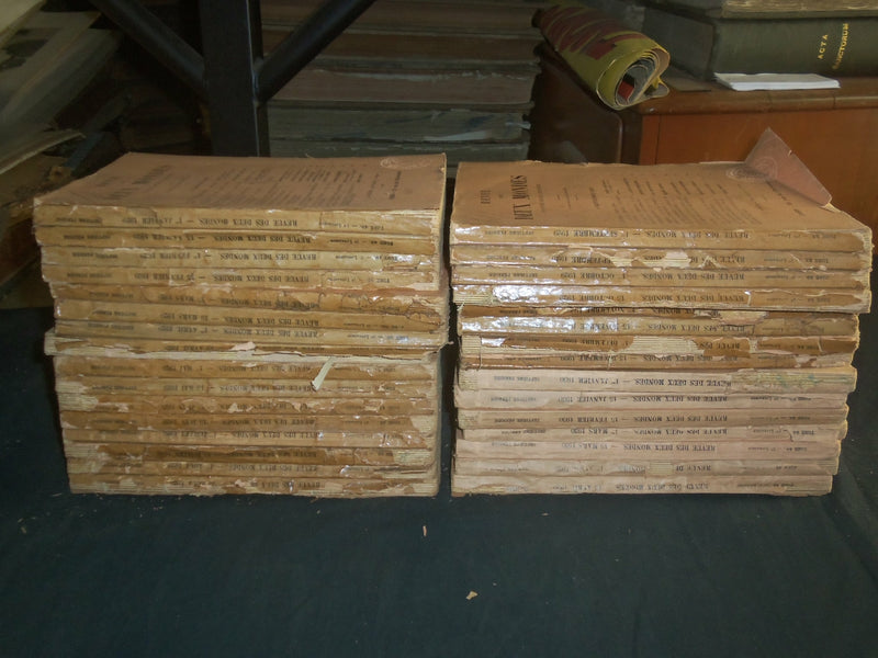 1929-1930 REVUE DES DEUX MONDES MAGAZINE - LOT OF 31 - FRENCH - WR 878D
