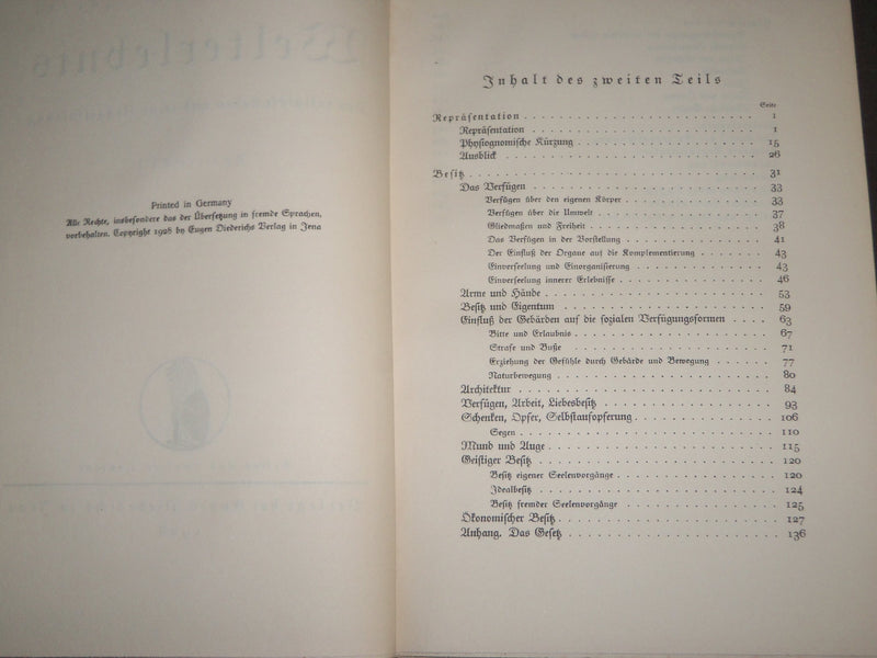 1928 WELTERLEBNIS BY RUDOLF MARIA HOLZAPFEL GERMAN VOLUME 1 & 2 - KD 4931