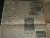 1941 JUNE 28 SAN FRANCISCO CHRONICLE - GREAT NAZI GAINS - TANKS CRASH - NP 3639