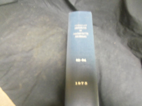 1975 JAN-DEC AMERICAN INSTITUTE OF ARCHITECTS BOUND VOLUME- NICE PHOTOS - R 864