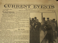 1918-1923 CURRENT EVENTS NEWSPAPERS - 38 PIECES - NP 3032D