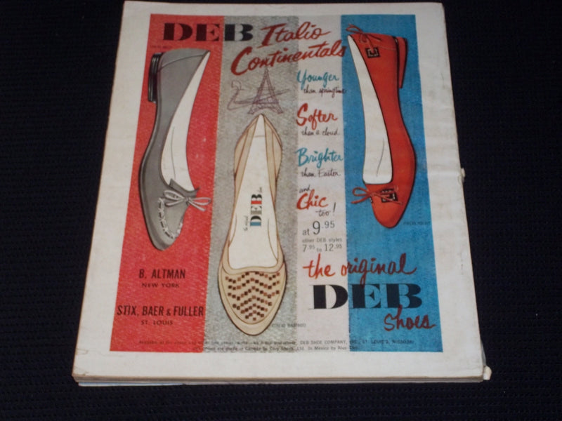 1957 FEBRUARY CHARM MAGAZINE VERY NICE FASHION FRONT COVER & CONTENT - E 2070