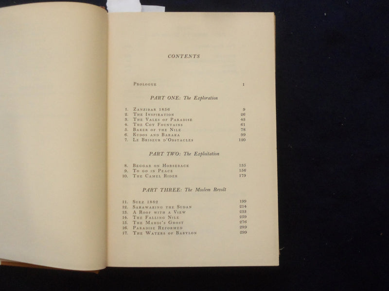 1960 THE WHITE NILE HARDCOVER BOOK BY ALAN MOOREHEAD - KD 8255